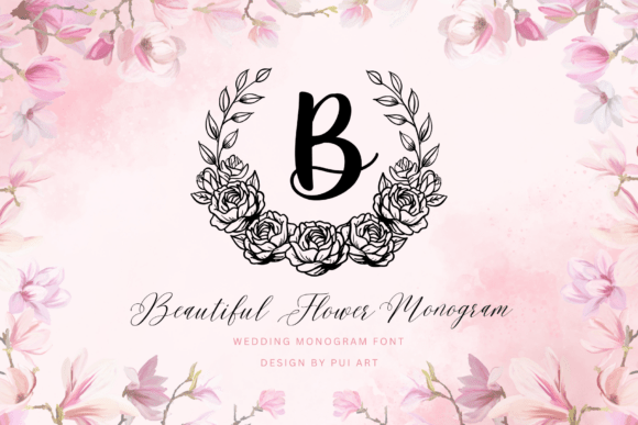 A Small Business Owner's Honest Review of Beautiful Flower Monogram Font