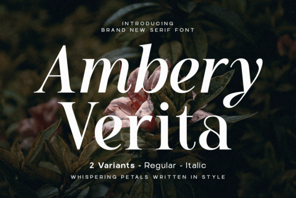 Ambery Verita: A Serif Font for Digital Design