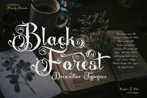 Black Forrest Font: A Decorative Masterpiece