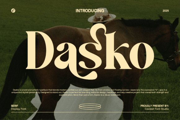 Dasko: A Serif Font for Real-World Design