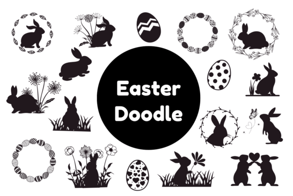 Easter Day Doodle: A Cheerful Dingbats Font for Editorial Projects