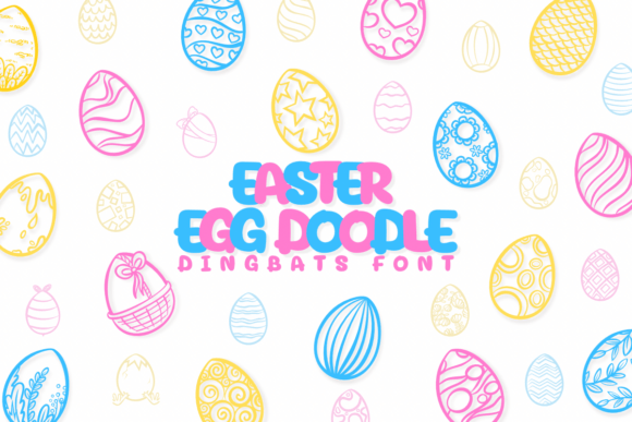 Easter Egg Doodle: A Playful Font for Editorial Charm