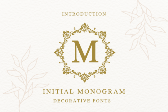 Elevate Brand Content with the Initial Monogram Font