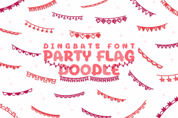 Party Flag Doodle Font Review