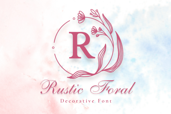 Rustic Floral: A Decorative Font for Special Moments