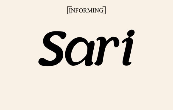 Sari: The Display Font That Brings Clarity to Campaign Design