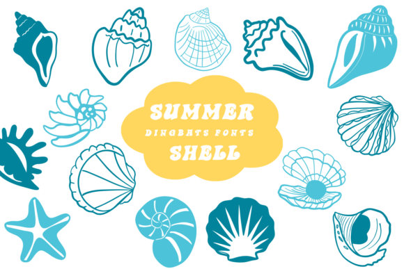 Summer Shell: A Dingbats Font with Ocean-Themed Charm
