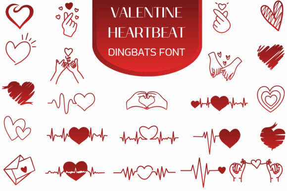 Valentine Heartbeat Font Review