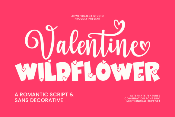 Valentine Wildflower Font