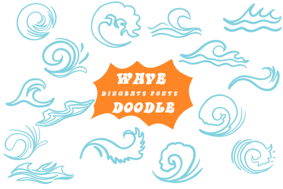 Wave Doodle: A Sketched Dingbats Font for Editorial Flair